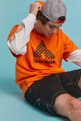 Link to T-Shirt Combo À Imprimé Airwalk Orange