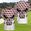 Skull Golf Red Black White V2 EZ24 1204 Polo Shirt - Hyperfavor