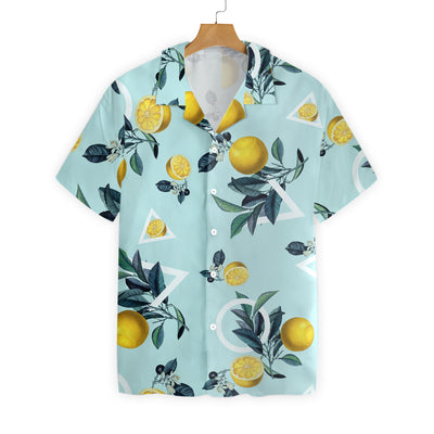 Tropical Lemon Pattern EZ20 2708 Hawaiian Shirt - Hyperfavor
