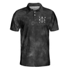 Premium Smoke Background Golf Polo Shirt, Black Smoke Golfer Polo Shirt, Best Golf Shirt For Men - Hyperfavor