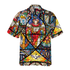 The Resurrection Of Jesus Colored Pattern Hawaiian Shirt - Hyperfavor