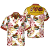 Personalized Name Peace Love Teach Teacher Custom Hawaiian Shirt - Hyperfavor