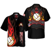 Volleyball Flame Hawaiian Shirt - Hyperfavor