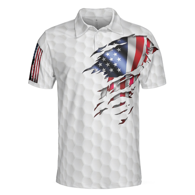 Golf Solves Most Of My Problems Polo Shirt, American Flag Polo Shirt, Golf Shirt For Music Lovers - Hyperfavor
