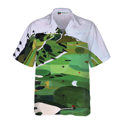 Golf Course Canvas Hawaiian Shirt - Hyperfavor