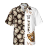 Baseball Pattern And Logo Hawaiian Shirt - Hyperfavor
