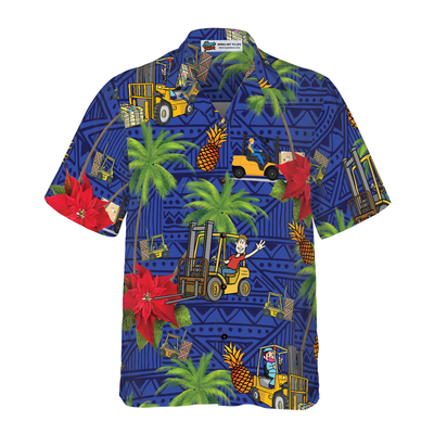 Forklift Life Hawaiian Shirt - Hyperfavor