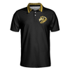 Golf Crusader King Polo Shirt For Golf, Luxury Baroque Pattern Lion Polo Shirt, Best Golf Shirt For Men - Hyperfavor