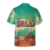 Greetings From Texas Custom Hawaiian Shirt, Cowboy Rodeo Texas Western Shirt, Texas Home Shirt For Men - Hyperfavor