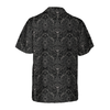 Seamless Gothic Skull Pattern Goth Hawaiian Shirt - Hyperfavor