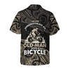 Never Underestimate An Old Men With A Bicycle Hawaiian Shirt - Hyperfavor