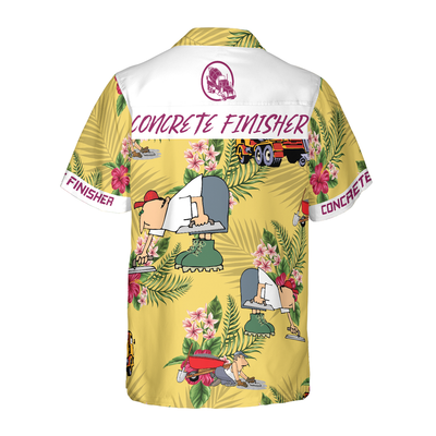 CONCRETE FINISHER Hawaiian Shirt - Hyperfavor