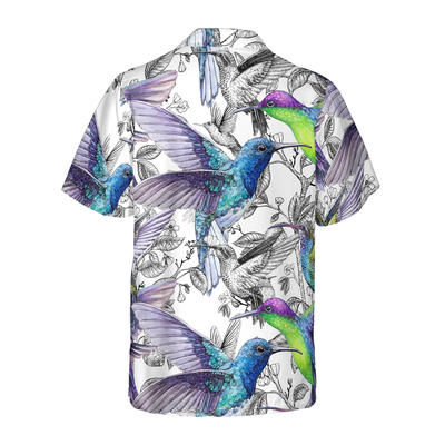 Vintage Hummingbirds Hawaiian Shirt - Hyperfavor