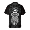 Skull And Bones Satanic Goth Gothic Hawaiian Shirt - Hyperfavor