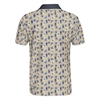 Golf Objects Pattern Short Sleeve Polo Shirt, Golf Tee And Club Polo Shirt, Best Golf Shirt For Men - Hyperfavor