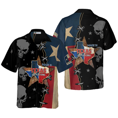 Made In Texas Don't California My Texas Shirt, Casual Short Sleeve Texas Shirt, Proud Texas Flag Shirt For Men - Hyperfavor