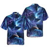 Blue Universe Dragon Hawaiian Shirt - Hyperfavor