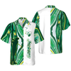 Personalized Green Fluid Art Golf Custom Hawaiian Shirt - Hyperfavor