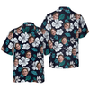Funny Custom Face Floral Pattern seamless 01 Custom Hawaiian Shirt - Hyperfavor