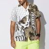 Golf And Skull Camo Pattern Hawaiian Shirt - Hyperfavor