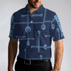 Golfaholic Geometric Golf Ball Low Poly Design Polo Shirt, Digital Golf Polo Shirt, Best Golf Shirt For Men - Hyperfavor
