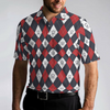 Golf Argyle Skull Short Sleeve Polo Shirt For Golf, Skull Golf Shirt For Men, Best Gift For Golfers - Hyperfavor
