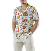I Love Spain Doodle Hawaiian Shirt - Hyperfavor