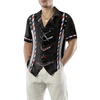 Black American Flag Barber Hawaiian Shirt - Hyperfavor
