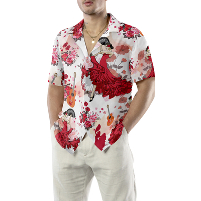 Flamenco Dancing Hawaiian Shirt - Hyperfavor