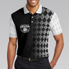 Golf Weapons Of Grass Destruction Short Sleeve Polo Shirt, Black And White Golf Shirt For Men - Hyperfavor