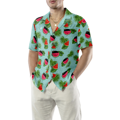 Cat Watermelon Hawaiian Shirt - Hyperfavor