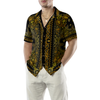 Barber Bandana Style Gold Hawaiian Shirt - Hyperfavor