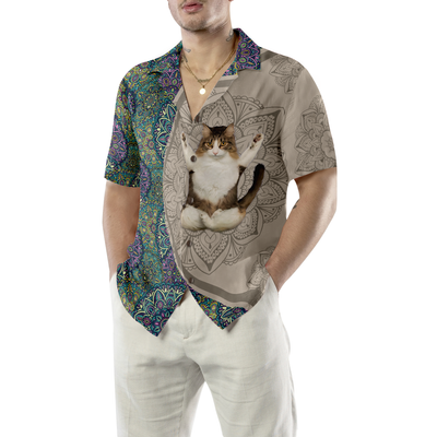 Cat Yoga Hawaiian Shirt - Hyperfavor