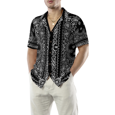 Barber Bandana Style White Hawaiian Shirt - Hyperfavor