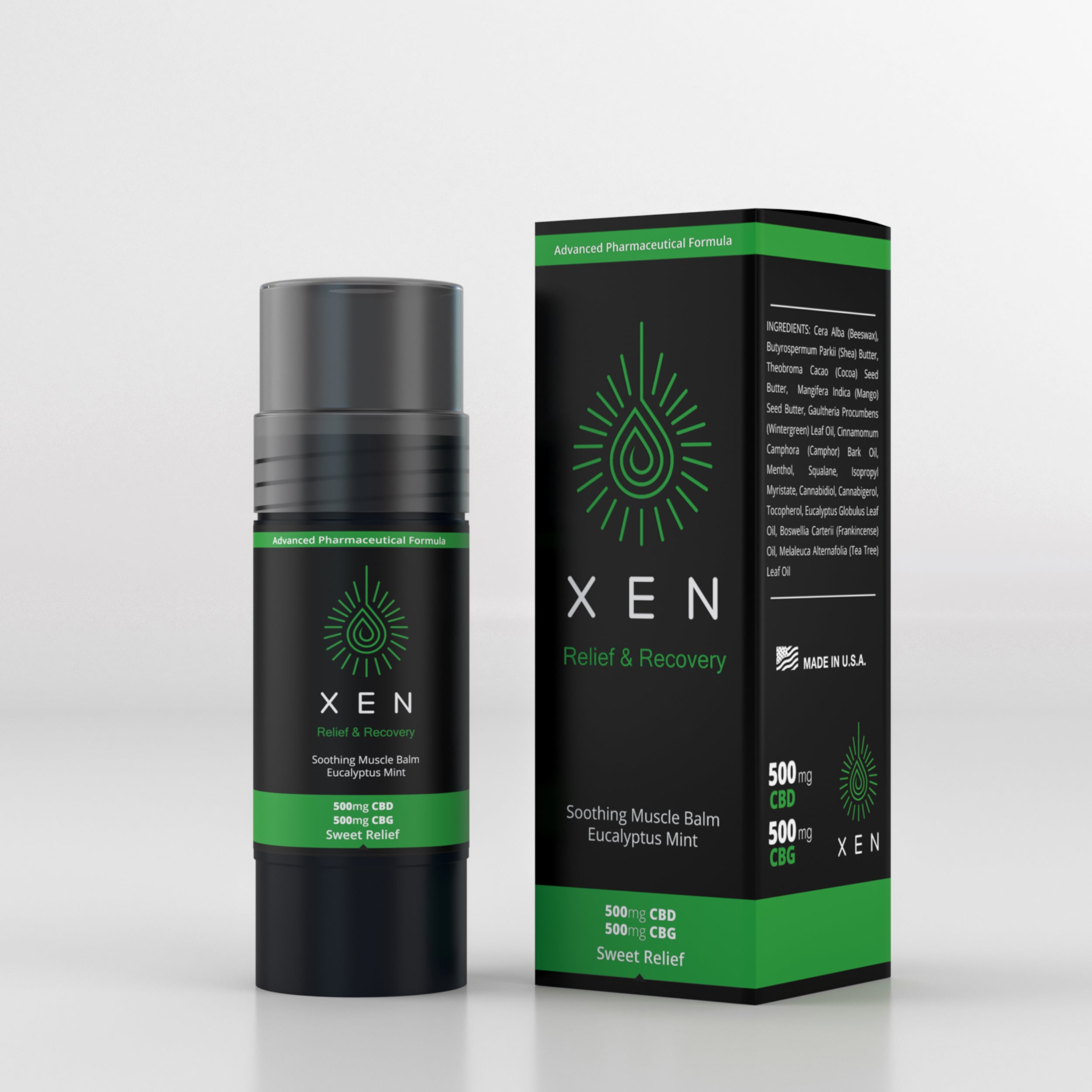 XEN Muscle Balm | CBD & CBG 1,000mg – Certified Brands Group