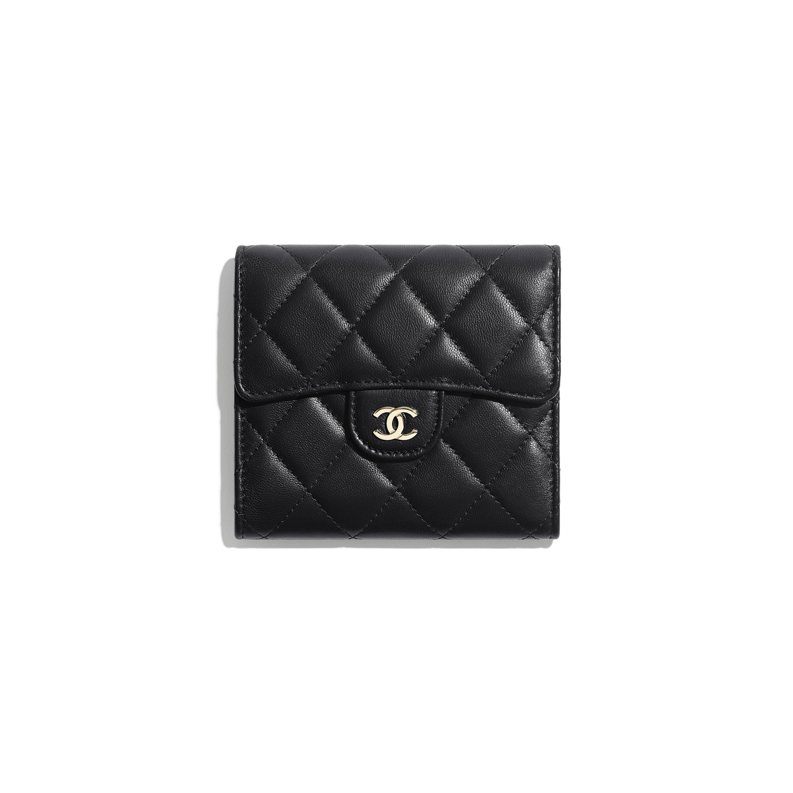 Chanel Camellia CC Logo Caviar Zip Wallet CC-W1009P-0007 – MISLUX