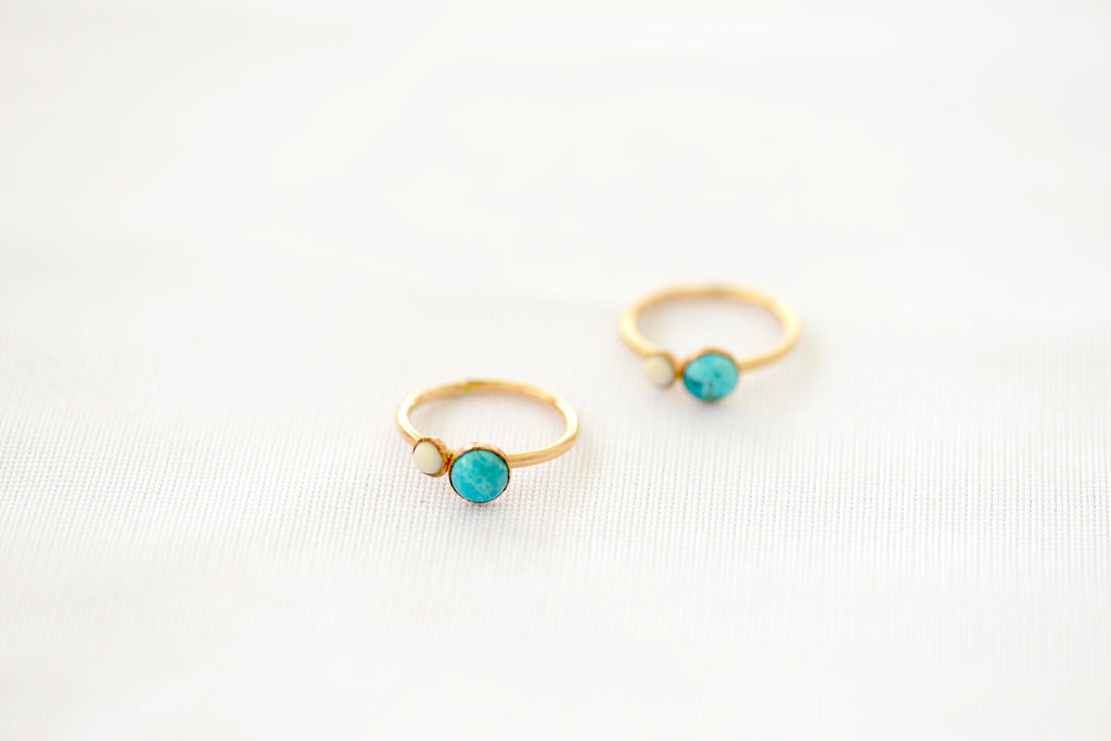 turquoise rings