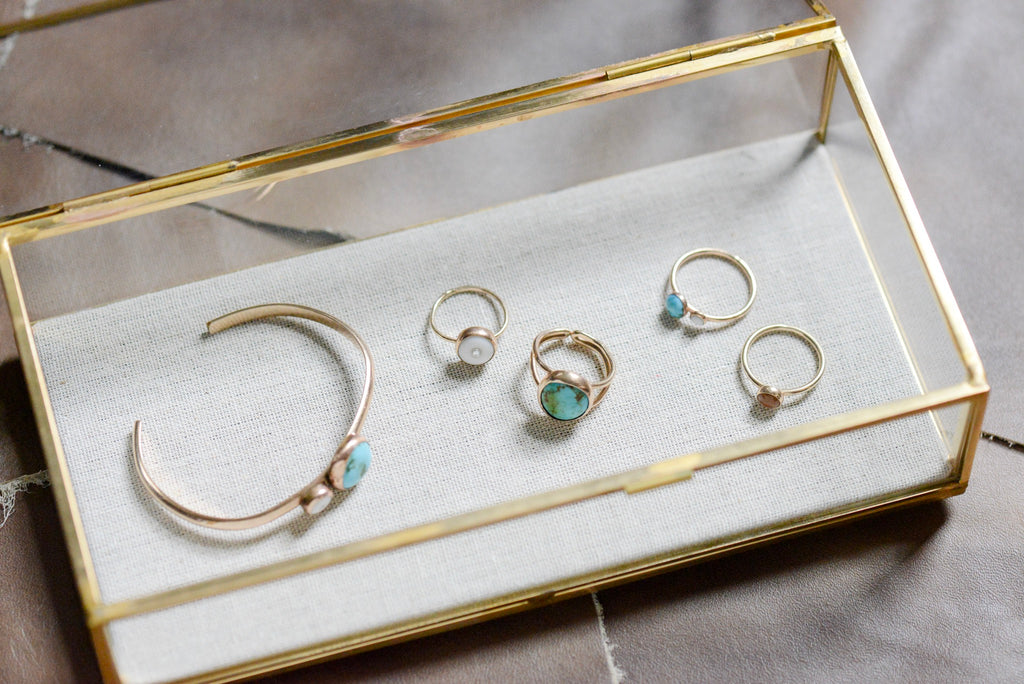 turquoise rings