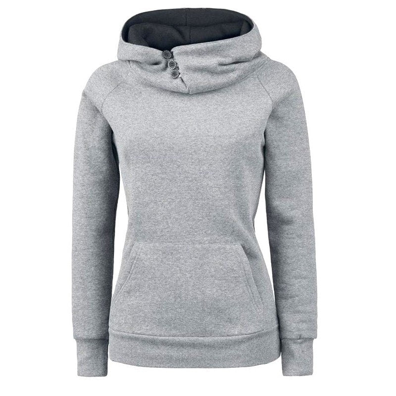 high collar sweatshirt womens