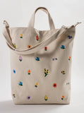Embroidered Floral Duck Bag