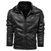 JACKETS KEZONO Siberia Rider Leather Jacket BLACK-1 / XS