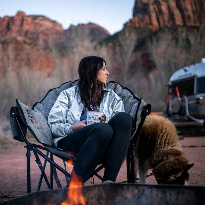 lazy bear heated camping chair