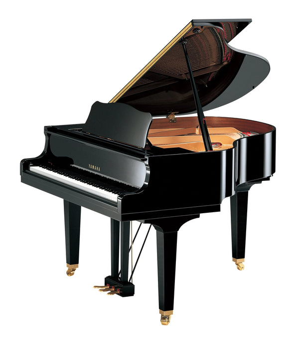 Yamaha GC2 Baby Grand Piano; Polished Ebony