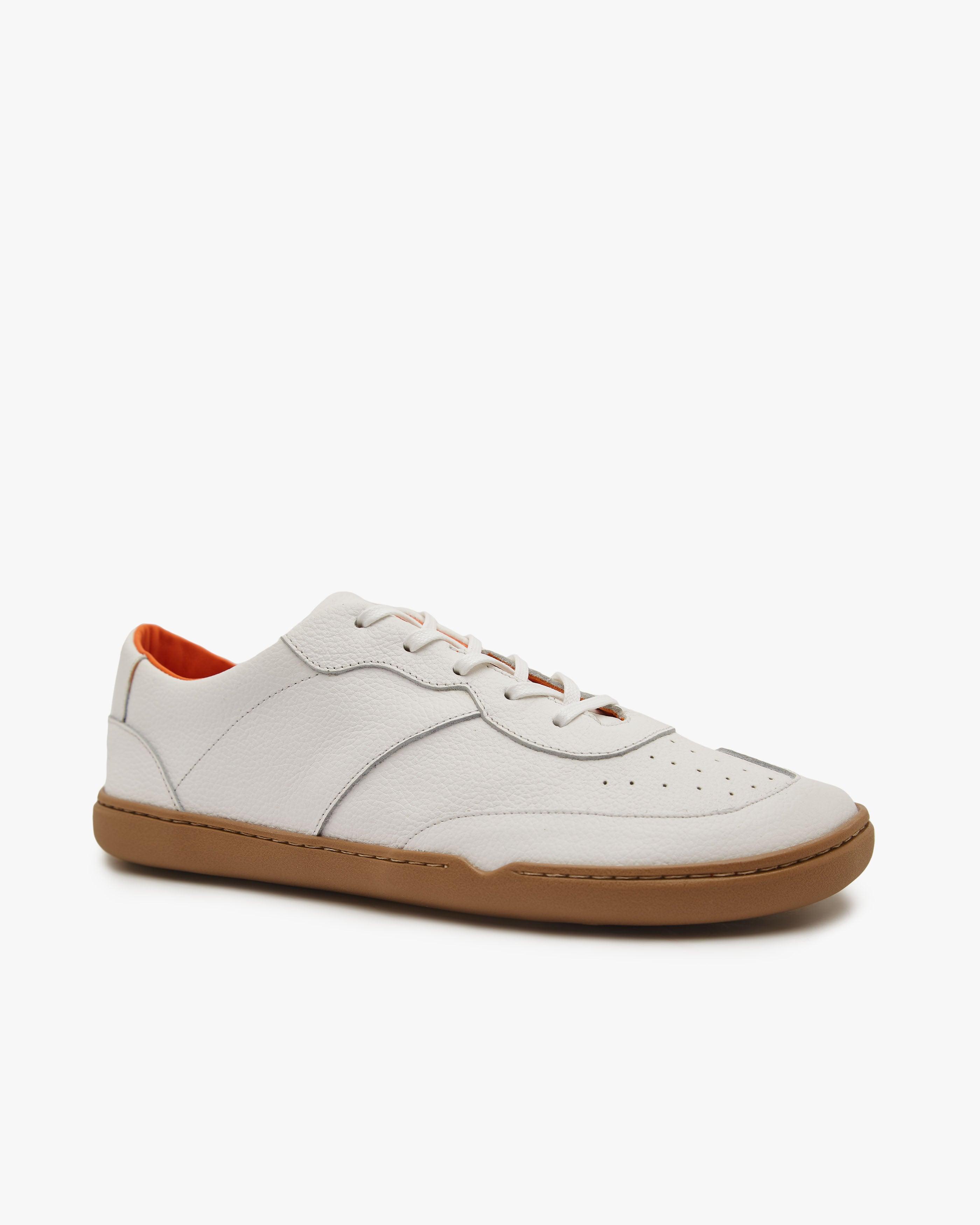 fusie berekenen compromis Barefoot Shoes - Men - Natural Leather - White - The Retro Sneakers – Origo  Shoes