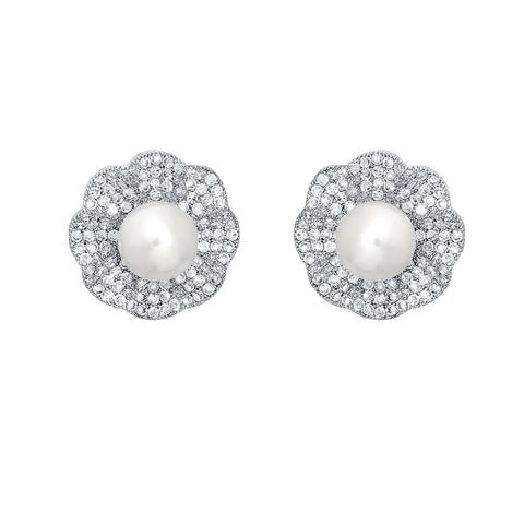 Pearl Stud Earrings