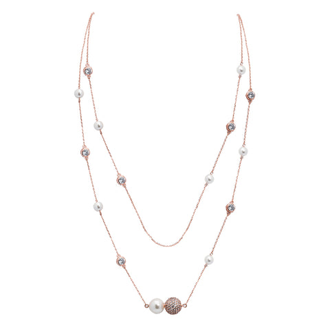 Rose Gold Layered Necklace