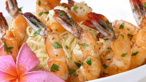 Shrimp Scampi Homemade Valentine's Day Dinner