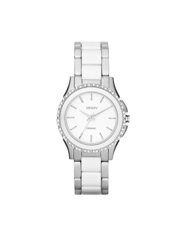 DKNY white watch 