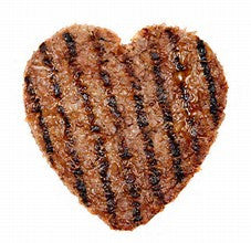 heart shaped steak Valentine's Day homemade dinner