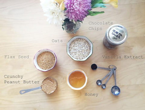 Ingredients in Cute Bowls